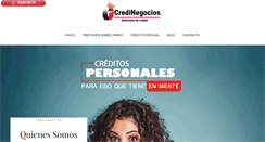 Desktop Screenshot of credinegocioscr.com